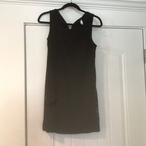 Black patterned dress